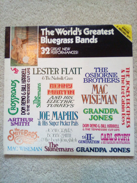 Various - The World's Greatest Bluegrass Bands (2xLP, Comp, Club, Gat)