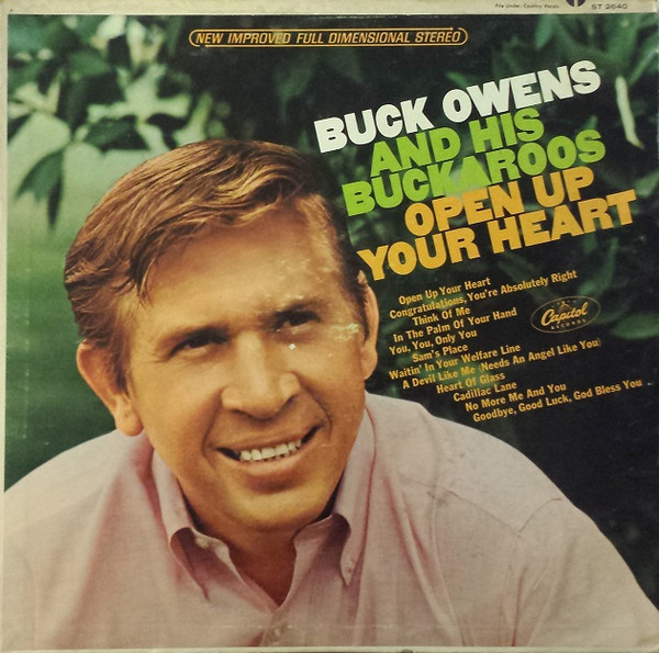 Buck Owens And His Buckaroos - Open Up Your Heart (LP, Album, Los)