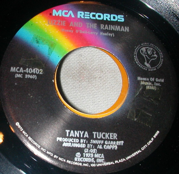 Tanya Tucker - Lizzie And The Rainman / Traveling Salesman (7")
