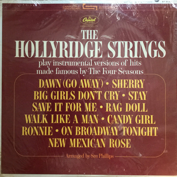 The Hollyridge Strings - The Hollyridge Strings Play Hits Made Famous By The Four Seasons (LP)