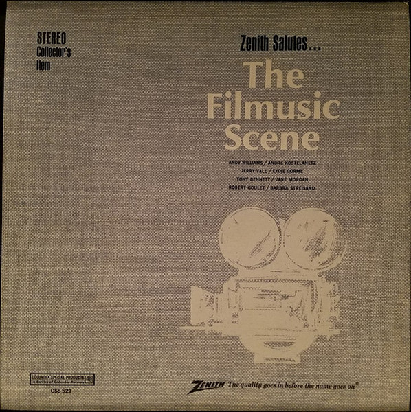 Various - Zenith Salutes The Filmusic Scene (LP, Comp)