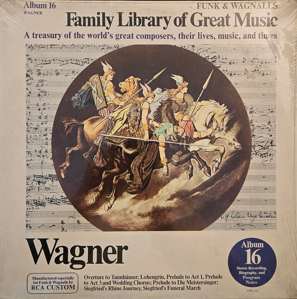 Wagner* - Overture To Tannhäuser; Lohengrin, Prelude To Act 1, Prelude To Act 3 And Wedding Chorus; Prelude To Die Meistersinger; Siegfried's Rhine Journey, Siegfried's Funeral March (LP, Album, Ind)