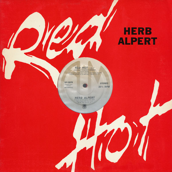 Herb Alpert - Red Hot (Specially Remixed Version) (12", Red)