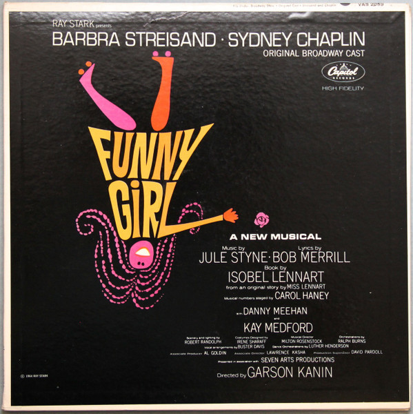 Barbra Streisand • Sydney Chaplin - Funny Girl (Original Broadway Cast) (LP, Mono, Scr)