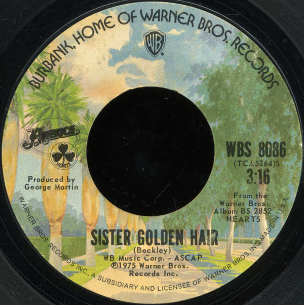 America (2) - Sister Golden Hair (7", Single, Styrene, Ter)
