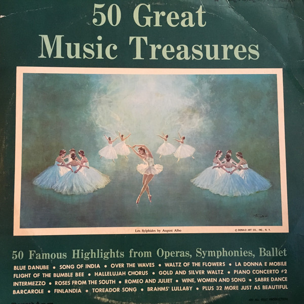Unknown Artist - 50 Great Music Treasures (2xLP, Comp)_3525084512