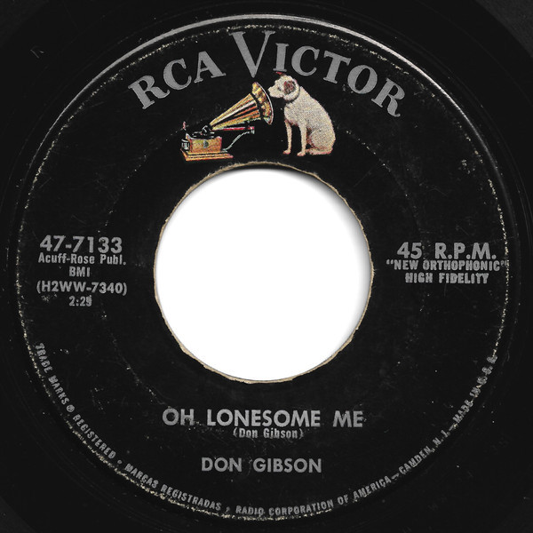 Don Gibson - Oh Lonesome Me (7", Single, Roc)