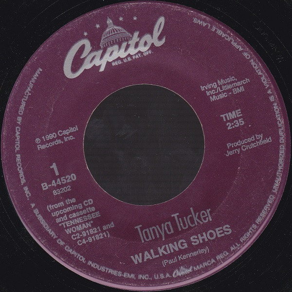 Tanya Tucker - Walking Shoes (7", Single)