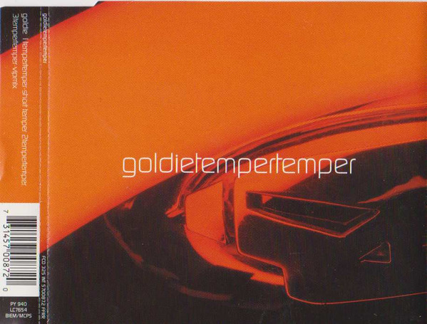 Goldie - Temper Temper (CD, Single, Promo)