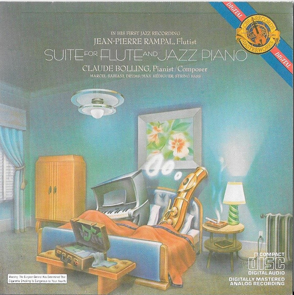 Jean-Pierre Rampal, Claude Bolling - Suite For Flute And Jazz Piano (CD, Album, RE)