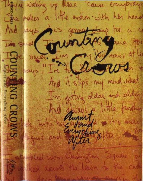 Counting Crows - August And Everything After (Cass, Album, Club, CRC)