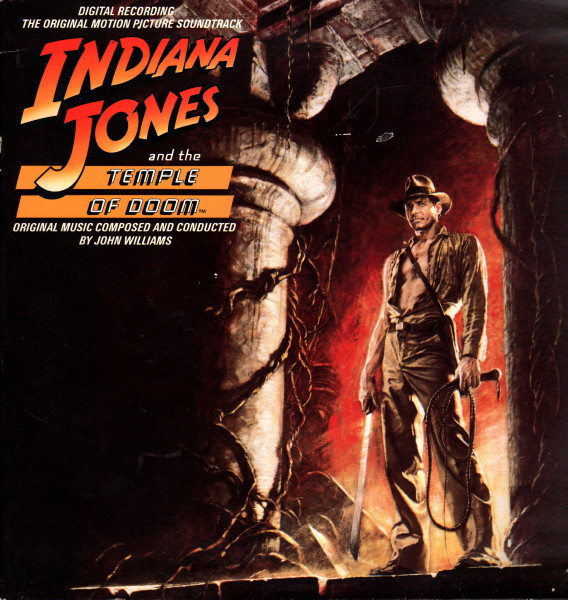 John Williams (4) - Indiana Jones And The Temple Of Doom (The Original Motion Picture Soundtrack) (LP, Album, Gat)