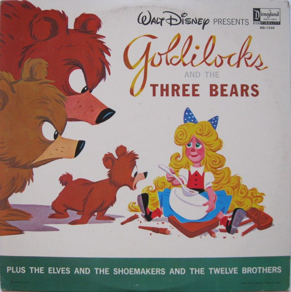 Rica Moore - Walt Disney Presents The Story Of Goldilocks And The Three Bears (LP)