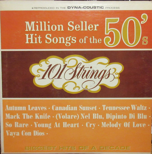 101 Strings - Million Seller Hit Songs Of The 50's (LP, Album)_3662944395