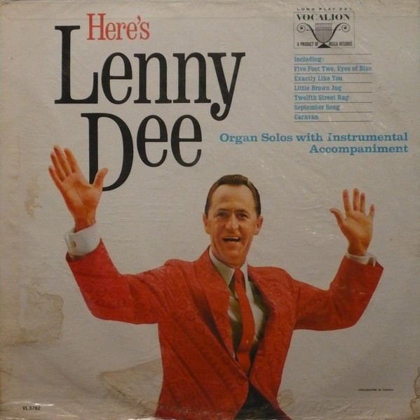 Lenny Dee (2) - Here's Lenny Dee At The Organ (LP)_3668039391