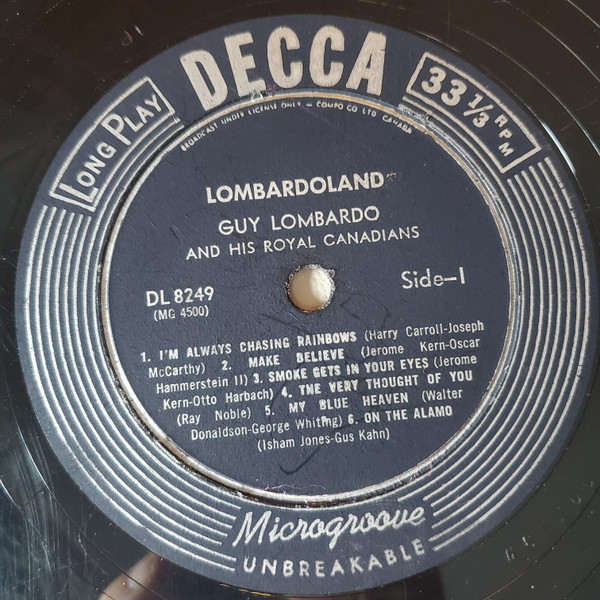 Guy Lombardo And His Royal Canadians - Lombardoland (LP, Album, RE)