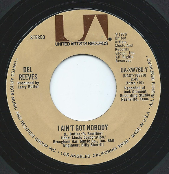 Del Reeves - I Ain't Got Nobody (7")
