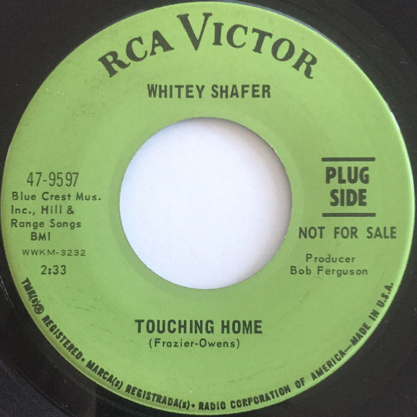 Whitey Shafer - Touching Home (7", Promo)