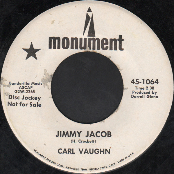 Carl Vaughn - Jimmy Jacob (7", Promo)
