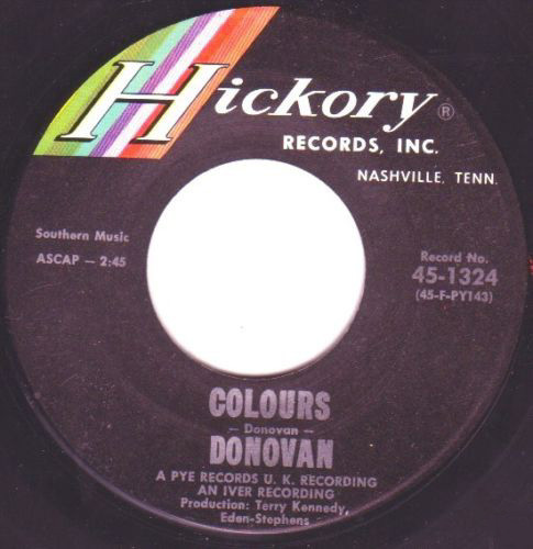 Donovan - Colours (7", Single, Mono)