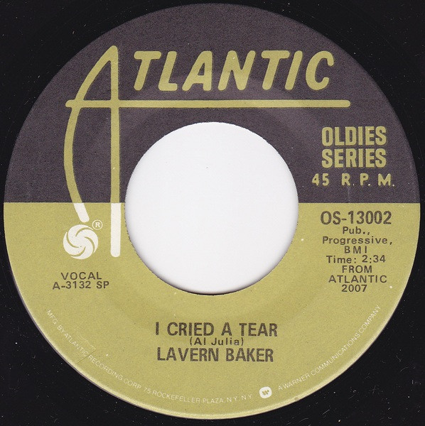 LaVern Baker - I Cried A Tear / Saved (7", Single, RE, Spe)