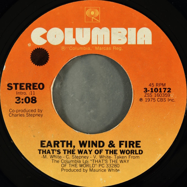 Earth, Wind & Fire - That's The Way Of The World / Africano (7", Single, Styrene, Pit)