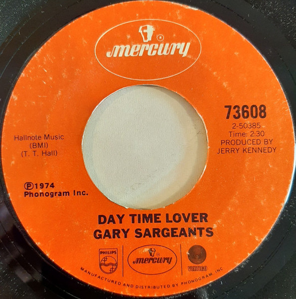 Gary Sargeants - Day Time Lover (7", Single)