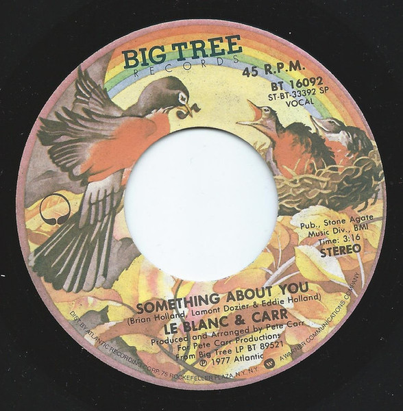 LeBlanc & Carr - Something About You (7", (SP)