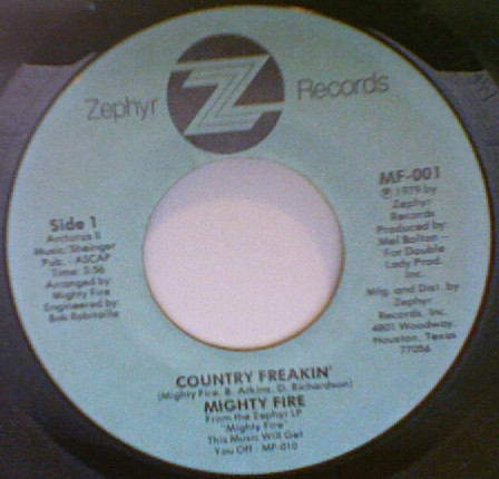 Mighty Fire - Country Freakin' (7")