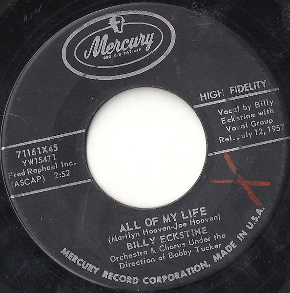 Billy Eckstine - All Of My Life (7")