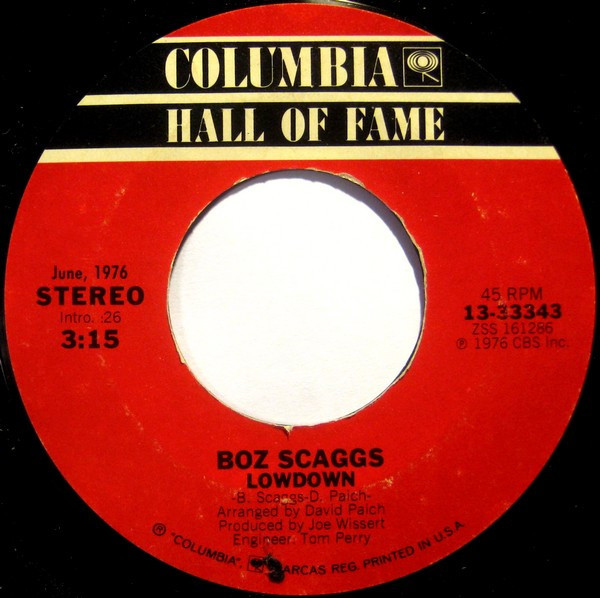 Boz Scaggs - Lowdown / Lido Shuffle (7", RE)