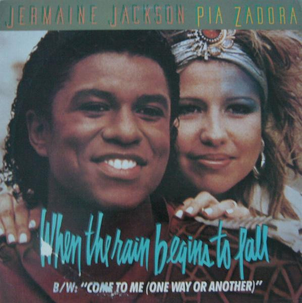 Jermaine Jackson & Pia Zadora - When The Rain Begins To Fall (12")