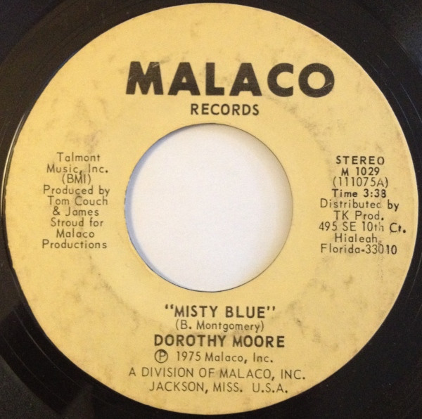 Dorothy Moore - Misty Blue / Here It Is (7", Styrene, PRC)