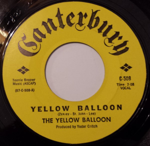 The Yellow Balloon* - Yellow Balloon (7", Single, Mon)