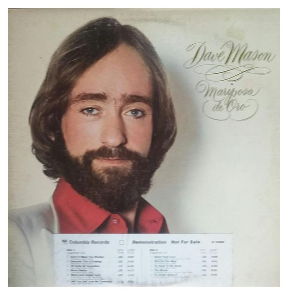 Dave Mason - Mariposa De Oro (LP, Album, Promo)