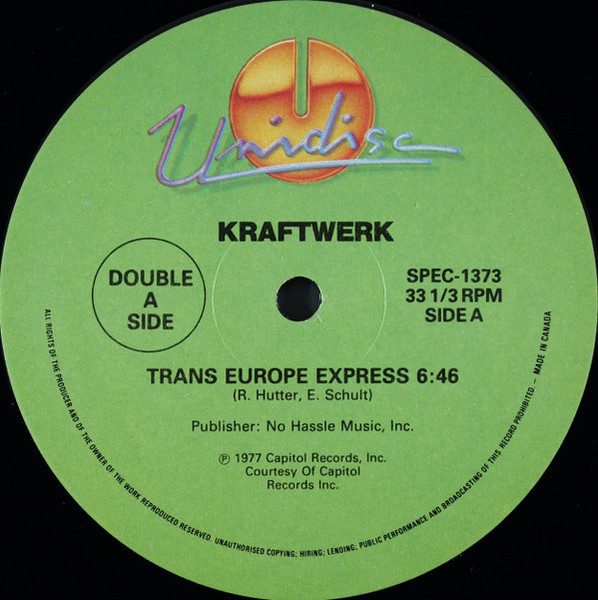 Kraftwerk / B.B. & Q. Band* - Trans Europe Express / On The Beat (12", Gre)