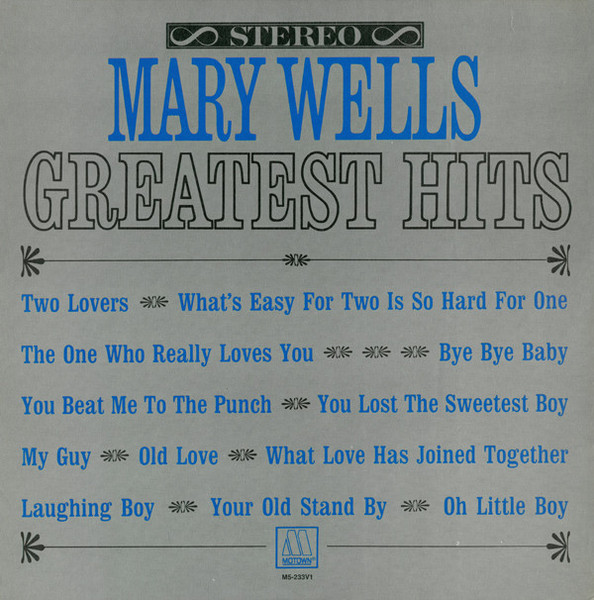 Mary Wells - Greatest Hits (LP, Comp, RE)