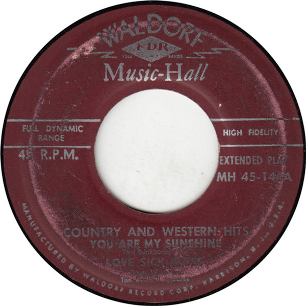 Various - Country And Western Hits (7", EP)