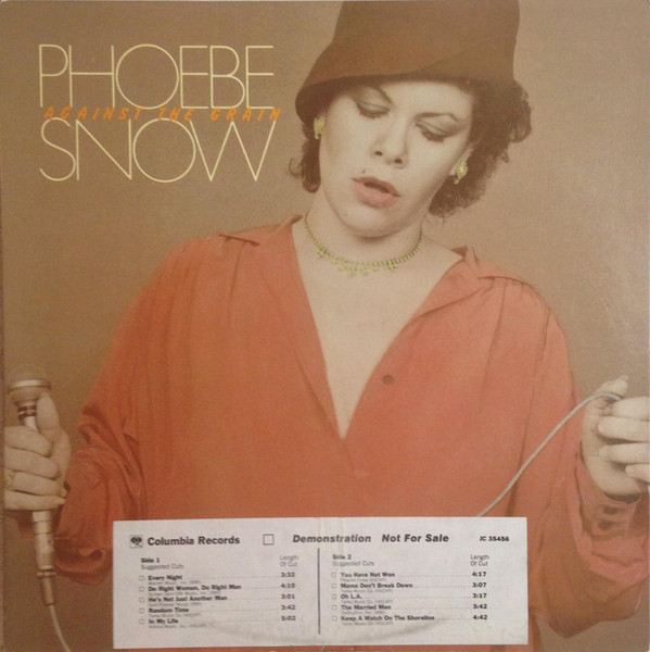Phoebe Snow - Against The Grain (LP, Album, Promo, Pit)
