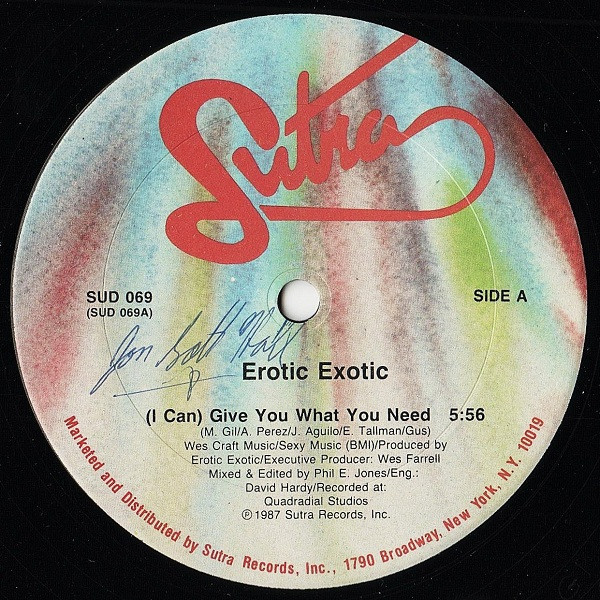 Erotic Exotic - (I Can) Give You What You Need (12")