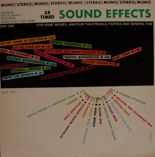 No Artist - 28 Timed Sound Effects (LP, Mono)_3682475380