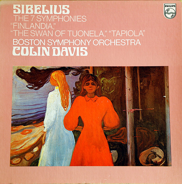 Sibelius*, Boston Symphony Orchestra, Sir Colin Davis - The 7 Symphonies / Finlandia / The Swan Of Tuonela / Tapiola (5xLP, Box + Box, Comp, Club, RE)