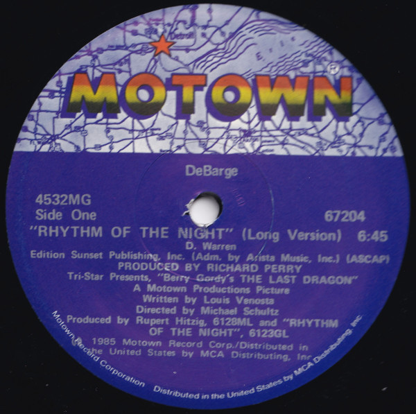 DeBarge - Rhythm Of The Night (12")