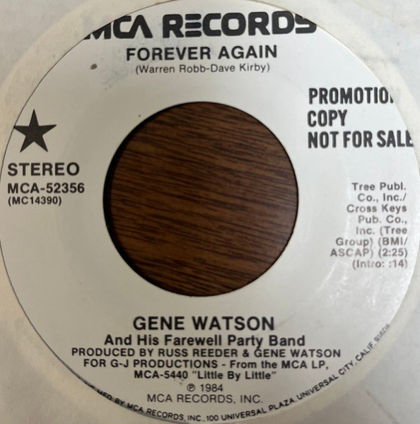 Gene Watson - Forever Again (7", Single, Promo)