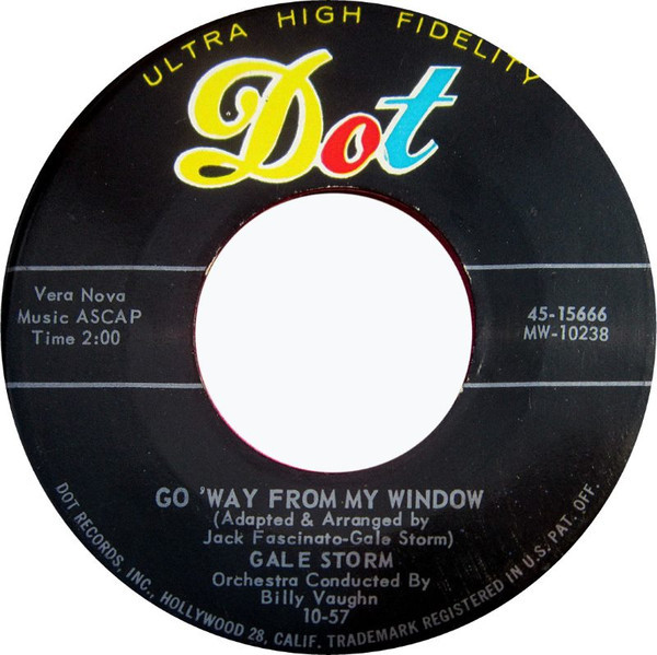 Gale Storm - Go 'Way From My Window / Winter Warm (7", Single)