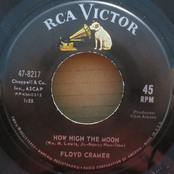 Floyd Cramer - How High The Moon (7", Single)