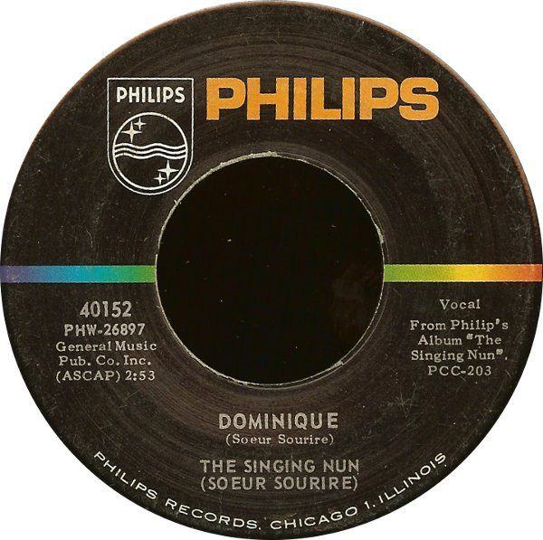 The Singing Nun (Soeur Sourire)* - Dominique (7", Single, Roc)