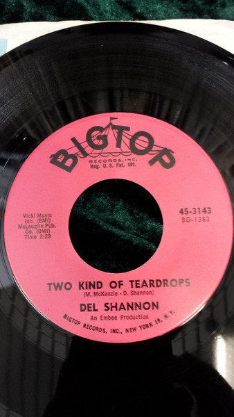 Del Shannon - Two Kind Of Teardrops (7", Single, MGM)