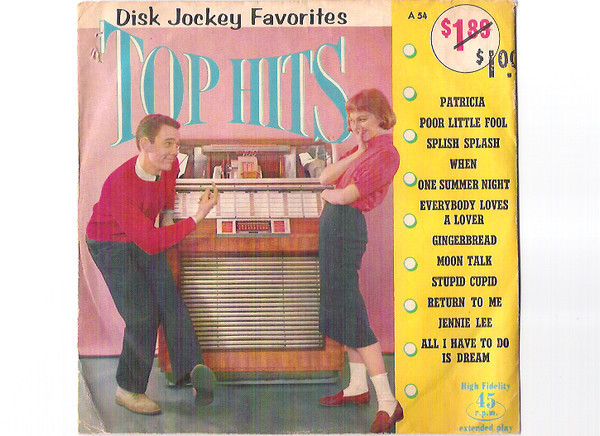 Various - Top Hits (Disk Jockey Favorites) (2x7", EP)