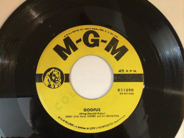 Jerry Jerome - Goofus / Sleepy Time Gal (7")